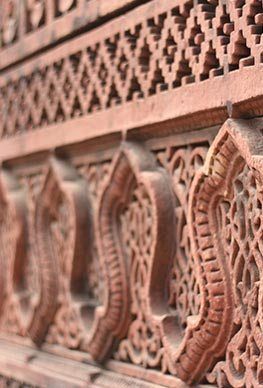 Indische dekorative Reliefs